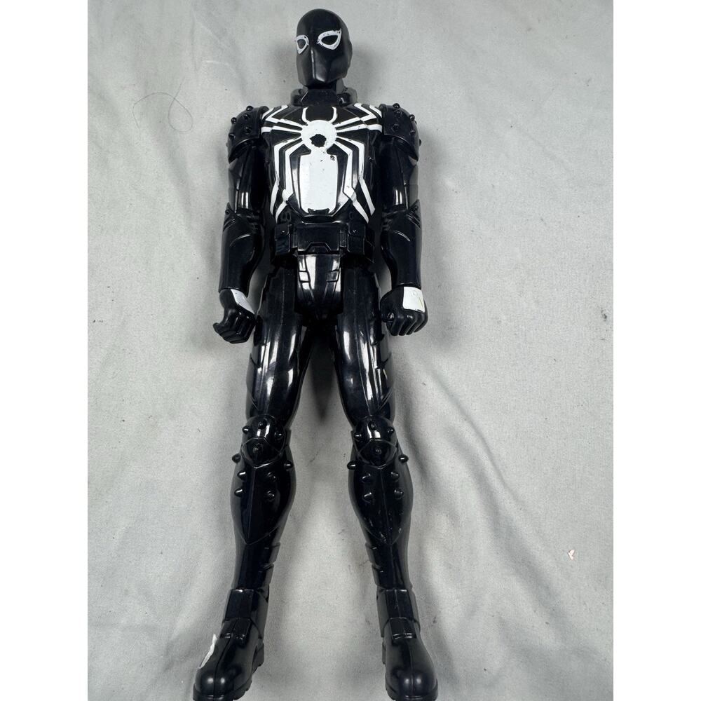 Marvel Spider-Man Black Suit Titan Hero Series Action Figure 12”